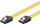 Kabllo SATA MicroConnect SAT15003C6, 0.3m, 6 Gb/s, e verdhë