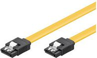 Kabllo SATA MicroConnect SAT15003C6, 0.3m, 6 Gb/s, e verdhë