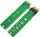 Adapter M.2 NVMe APT AK249B, PCIe x1, plug and play, i gjelbër