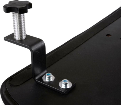 Mbështetëse për kyçe R GO Tools RGOARMC, ergonomike, për tastierë, e zezë