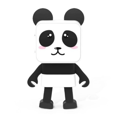 Altoparlant Bluetooth Mobility on Board Dancing Animals DA-07, figurë panda, i bardhë e zi