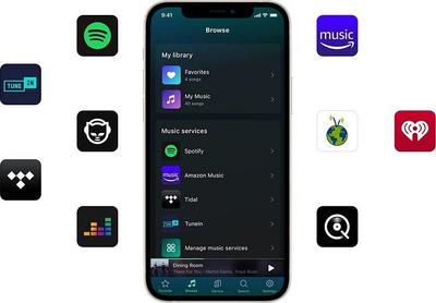 Network player për muzikë WiiM Mini, Hi-Res, WiFi, i zi