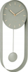Orë murale Karlsson Pendulum Charm, çelik, 50 x 20 cm, e zezë me të artë