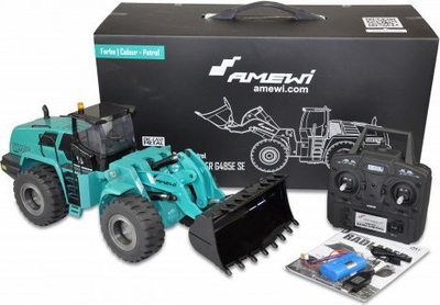 Lodër eskavator frontal Amewi G485E SE Petrol, 1:14, bateri 2000 mAh, 4.8 kg