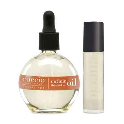 Set vajrash për thonj Cuccio Cuticle Oil Kit, Vanilla Bean & Sugar, 73ml + 10ml