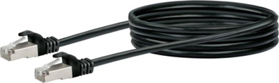 Kabllo interneti Schwaiger CKB6010 053, Cat6, 1m, i zi