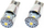 Llambë LED AMiO Canbus W5W 3SMD, 12/24V, e bardhë