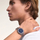 Daniel Wellington Дигитален Хронограф Часовник, 36 mm, Светло Сива
