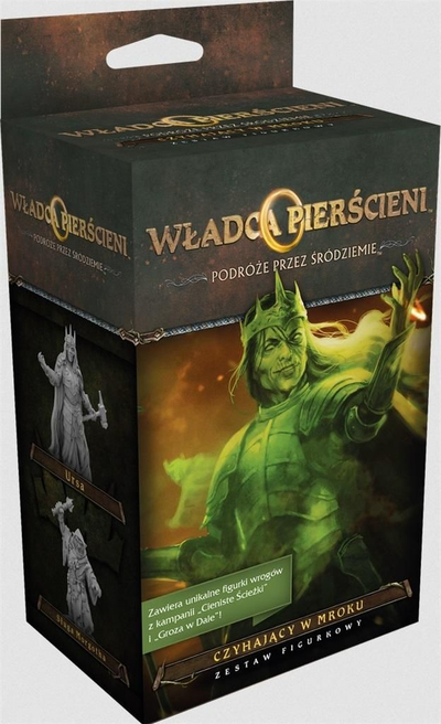 Zgjerim figurash The Lord of the Rings Journeys in Middle-earth Lurking in the Dark, 3 miniatura, set kartash, shumëngjyrësh