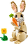 Set lodër ndërtimi LEGO Creator 3in1 31162 Cute Bunny, lepurush, shumëngjyrësh