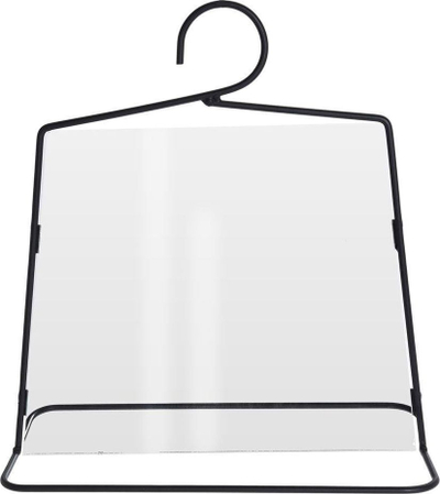 Pasqyrë muri Home Styling Collection, metal, trapez, e zezë