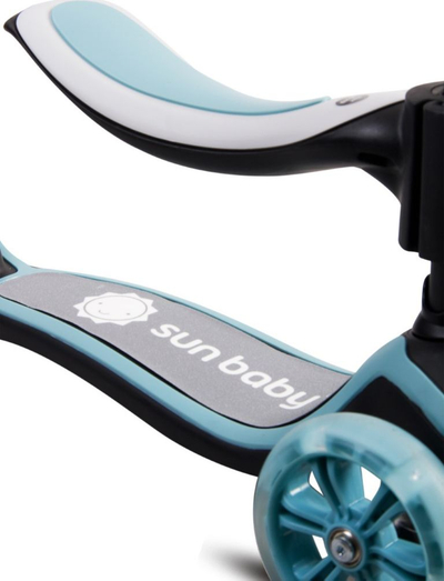 Trotinet për fëmijë Sun Baby EV85F, 3 rrota, dorezë e rregullueshme, i kaltër e zi