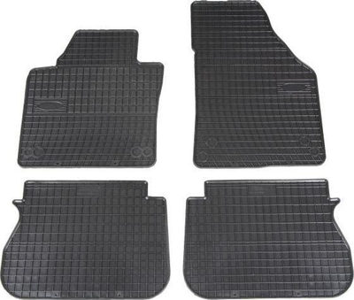 Tapeta gome Frogum për VW Caddy, set 4 copë, për modelet nga 2013, të zinj