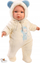 Kukull bebe Llorens Baby Enzo 14207, 42 cm, trup i butë tekstili