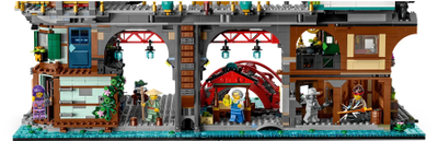 Set lodër LEGO NINJAGO City Markets, 21 minifigura, 4 kate, shumëngjyrësh