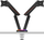 Mbajtës ICY BOX IB-MSG304BL-T për 2 monitorë, RGB, USB hub