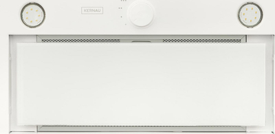 Kapak kuzhine i fut në dollap Kernau KBH 0860.1 W, 3 shpejtësi, dritë LED, i bardhë