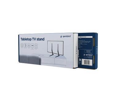 Stativ TV Gembird, për TV 37" deri 70", 35 kg, VESA 200 x 200 mm, i zi