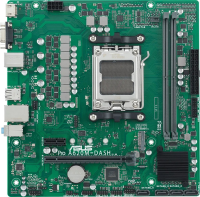 Pllakë amë Asus PRO A620M-DASH-CSM, DDR5, PCIe 4.0 M.2, e zezë
