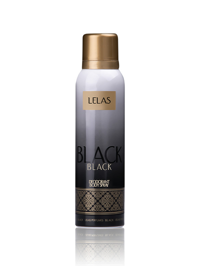 Deodorant Lelas Perfume Black, 150 ml