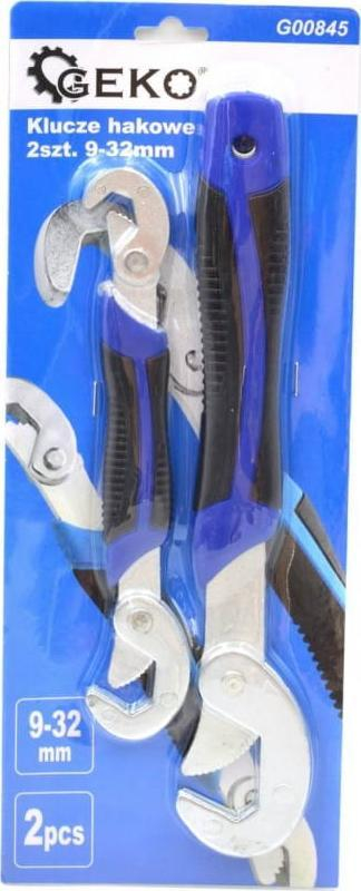 Set çelësa grepa GEKO G00845, 2 copë, 9-32mm