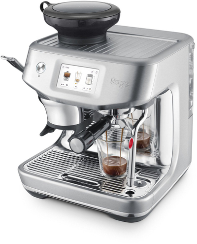 Машина за еспресо Sage Barista Touch Impress SES882BSS, екран на допир, функција cold brew, инокс