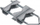 Kapëse Delta Distance Clamp OZP-50, e argjendtë