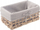 Shportë organizuese Orion Storage Basket Natural, 26.5x17x12.5 cm, natyrale, me astar gri