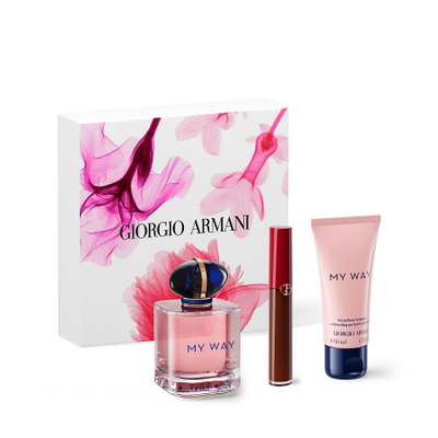 Set Giorgio Armani My Way Eau De Parfum 30 ml + losion 50 ml + buzëkuq