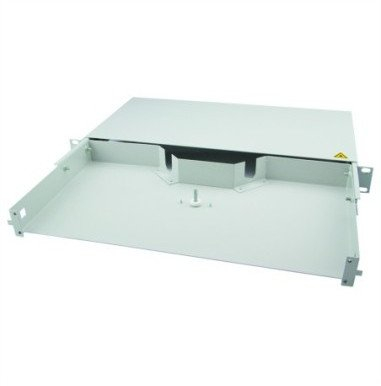Panel patch optik Telegärtner FO 1U, për kabinet 19", metalik