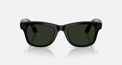 Syze t’zgjuara Ray-Ban Meta Wayfarer Gen 2, lente Transitions Clear to Graphite Green, Shiny Black