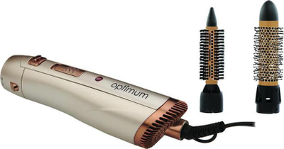 Furçë ajri e nxehtë Optimum SW-4060, 1000W, 2 shkallë nxehtësie, bezhë me bronz