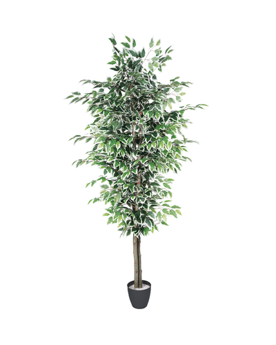 Lule artificiale Verde Decor Ficus Variegate Tree, 125cm