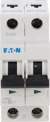 Nderpreres magnetotermik Eaton FAZ B2/2, 2P, 2A, 15kA