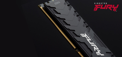 RAM për kompjuter tavoline Kingston FURY Renegade KF436C16RB12K2/32, 32GB DDR4 3600MHz, kit 2x16GB, i zi