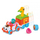 Set lodrash Tomy Toomies Jurassic World, xhip me rimorkio dino, shumëngjyrësh
