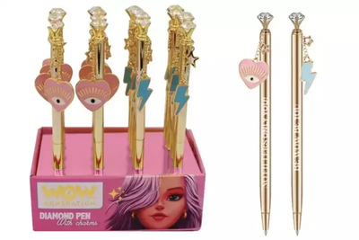 Stilolaps WOW Generation Diamond Pen, me varëse dekorative, ngjyrë ari