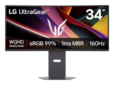 Monitor LG 34G600A-B, 34" WQHD 3440x1440, LCD, 160 Hz, i zi