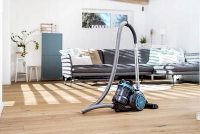 Fshesë me korrent First Austria Cyklnov, 800W, 2L, filtër HEPA, gri me blu
