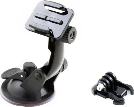Tripod me kupë thithëse Xrec SB3817, për GoPro dhe SJCAM, me quick release, i zi