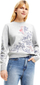 Bluzë Desigual Jers Laia Loose Fit, e hirtë