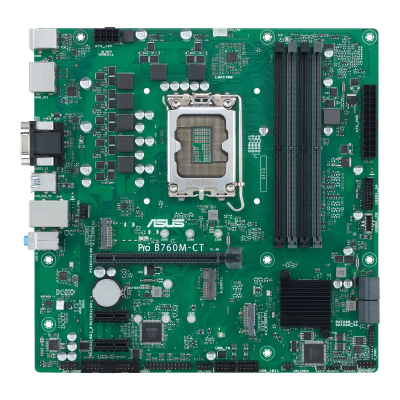 Матична плоча Asus PRO B760M-CT CSM, LGA1700, DDR5, зелена