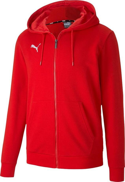 Xhaketë me kapuç Puma teamGOAL 23 Casuals M 656708 01, për meshkuj, me zinxhir, e kuqe