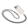 Rrip kryq për telefon Tech-Protect C7S Rope, i rregullueshëm, me adaptera, gri silver