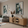 Kabinet TV Edaxo SCAVA, 140 x 40 x 46 cm, front i rifrugur, dru natyral