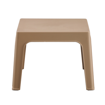Tavolinë e ulët katrore HM SQUARE TABLE SLEEK HM6371.03, polipropilen, 56x56x40 cm, cappuccino