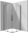 Kabinë dushi Deante KPNDP09P09, katrore 90x90 cm, xham 6 mm, titanium grafit