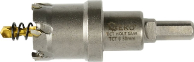 Sharrë rrethore Carbide Hole Saw, 30 mm, për metal, me titanium