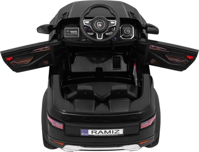 Makinë elektrike për fëmijë Ramiz Rapid Racer HL1618, me bateri rikarikueshme, 103 cm, e zezë