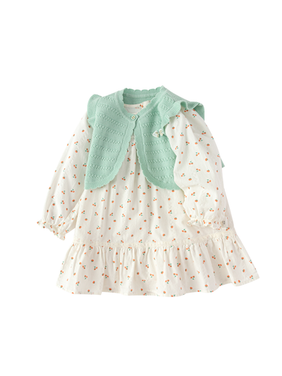 Fustan Mint Meadow Bloom